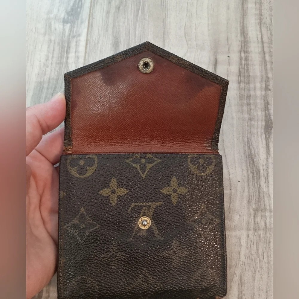 Louis-Vuitton Bifold Wallet Brown Authentic